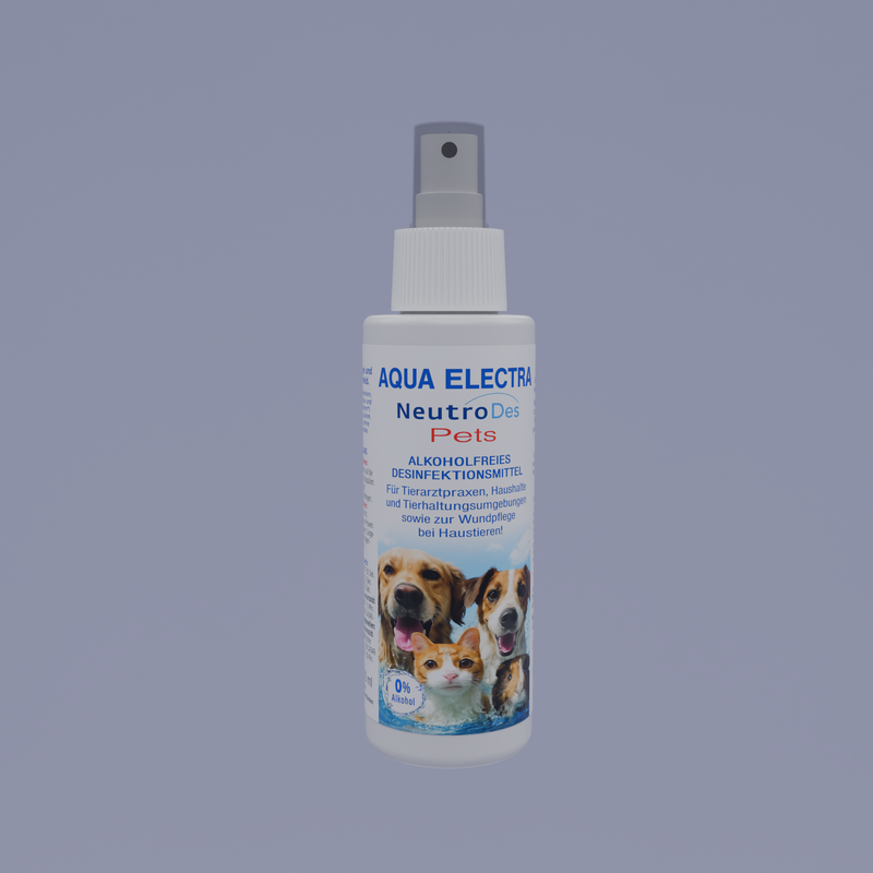 Hundefriseurspray Aqua Selection für die Pflege und Frische von Haustieren, in einer praktischen Sprühflasche.